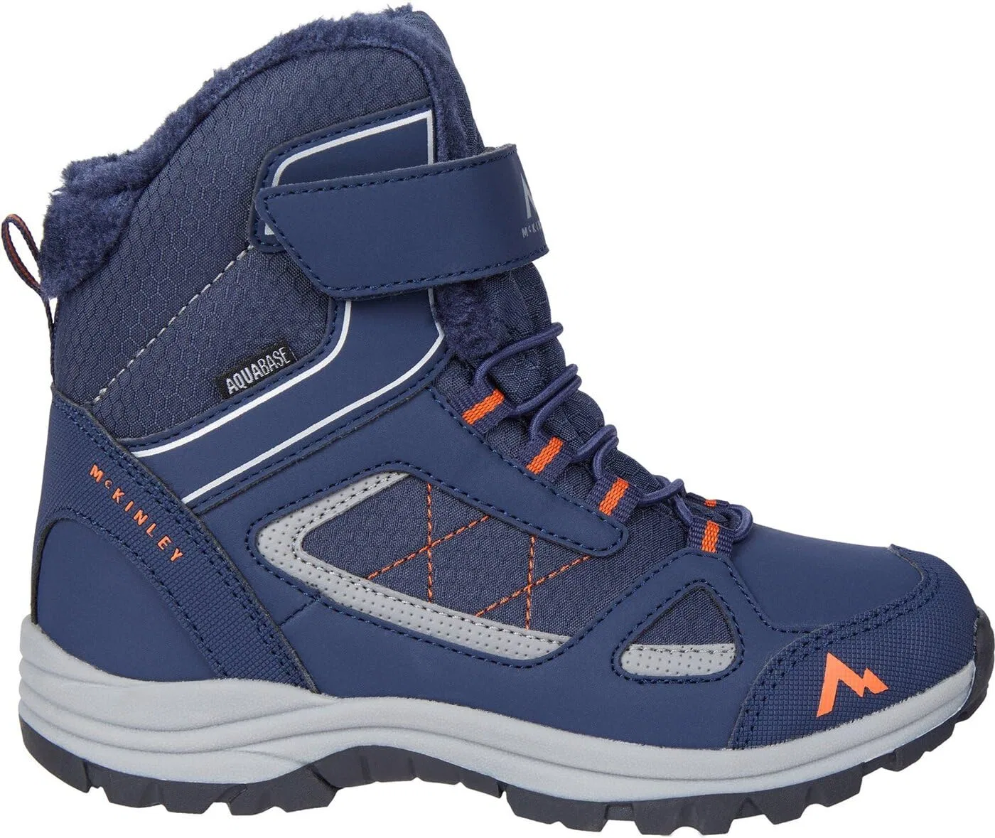 Детские ботинки для мальчиков утепленные Maine Mid Wi Aqb Mc Kinley, Navy Orange Dark Cha