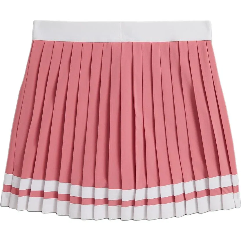 Детская юбка в складку с принтом в полоску и логотипом Desert Rose Polo Ralph Lauren, Desert Rose — фото 4