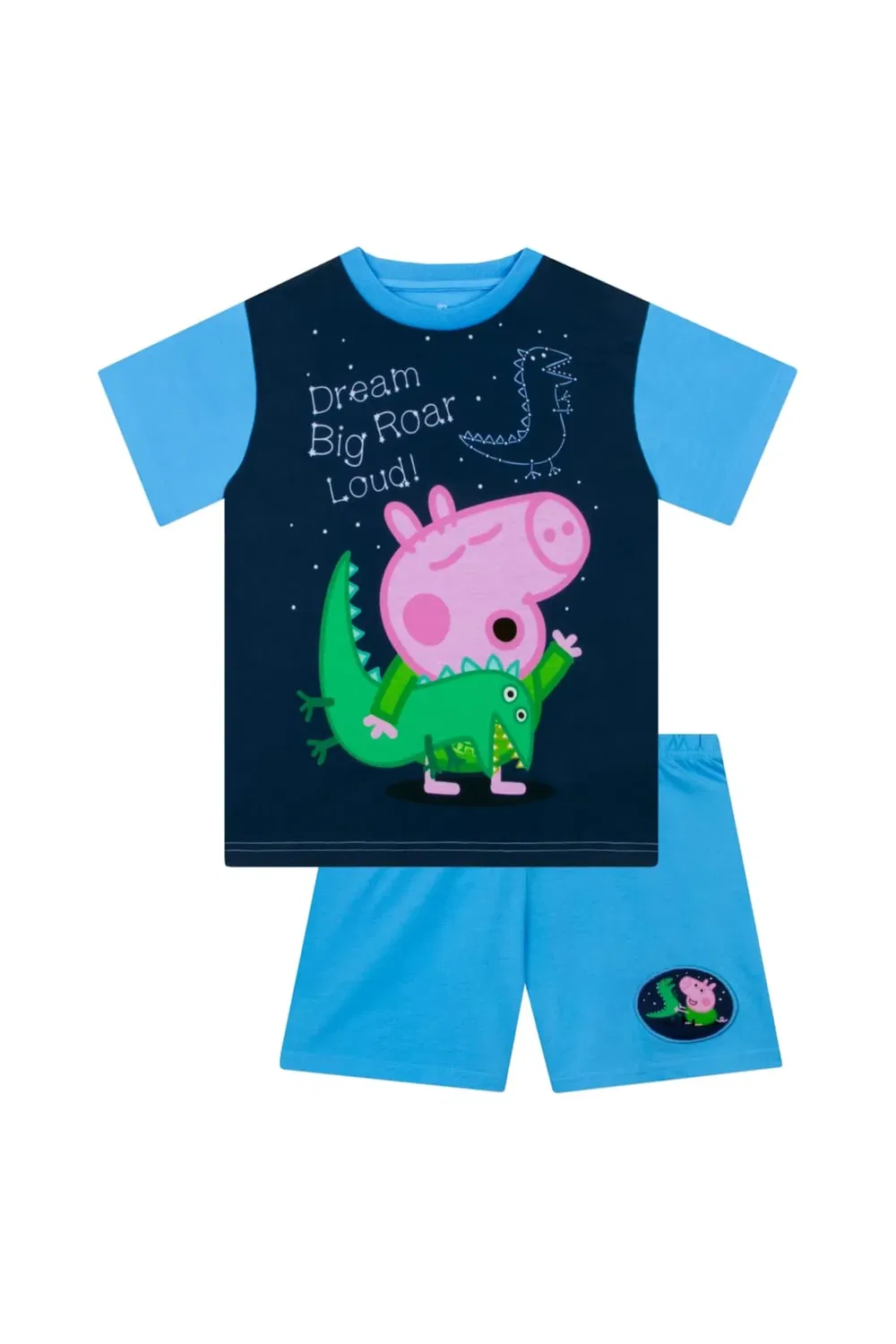 Детский комплект пижамы с коротким рукавом Peppa Pig, Blue