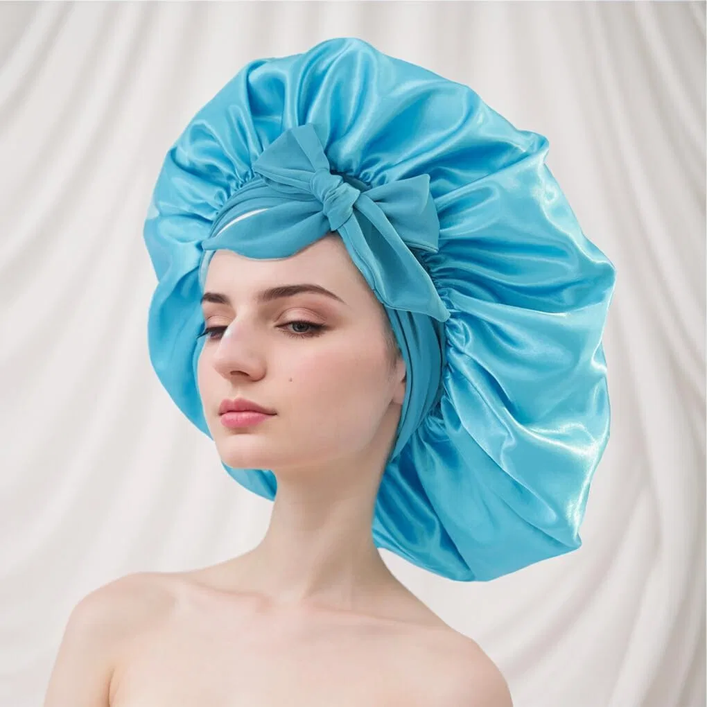 Шапочка для душа с широкими полями, Satin, Budiniao, 58 см — фото 3