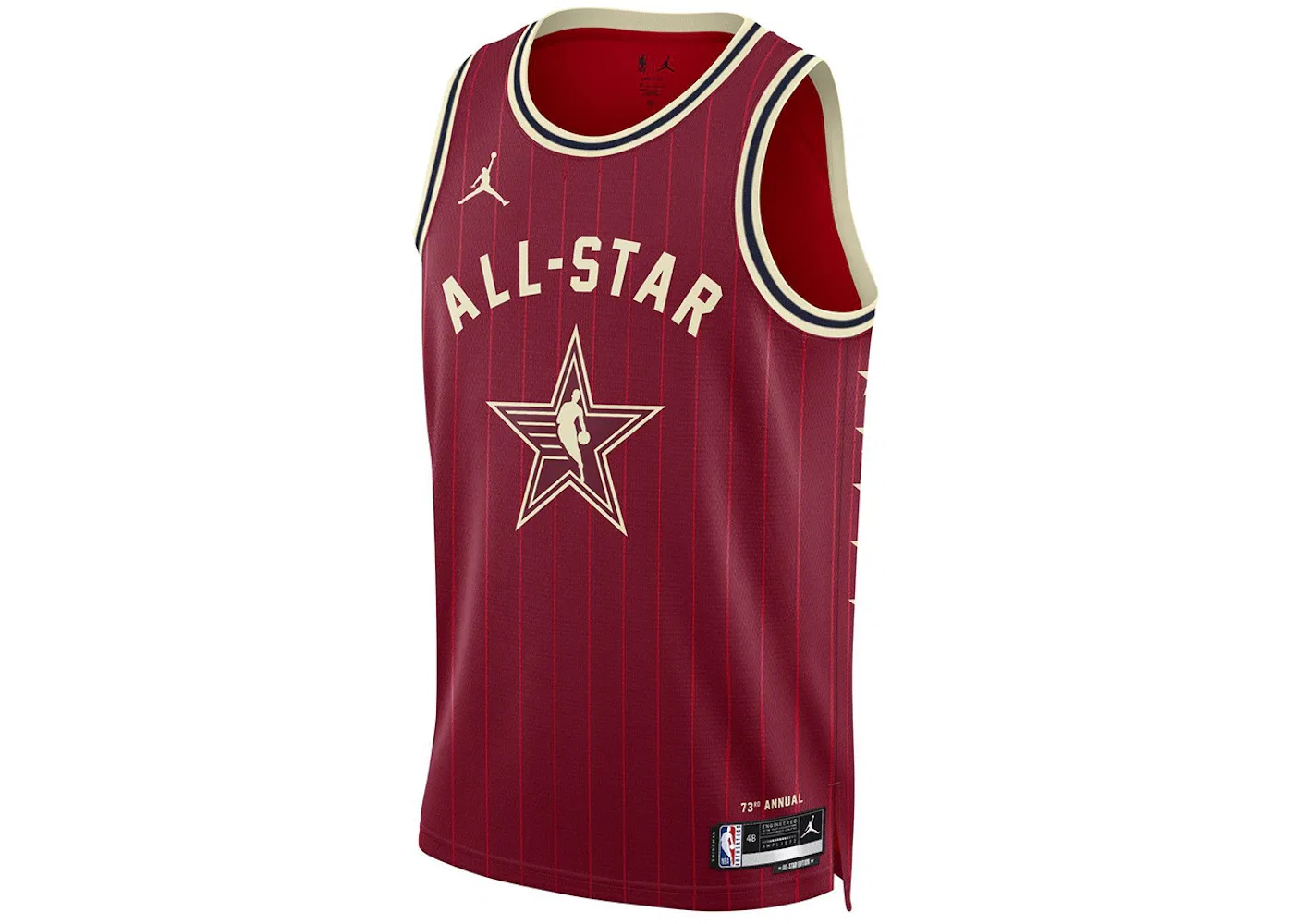 Мужская джерси с логотипом Stephen Curry Jordan, Red