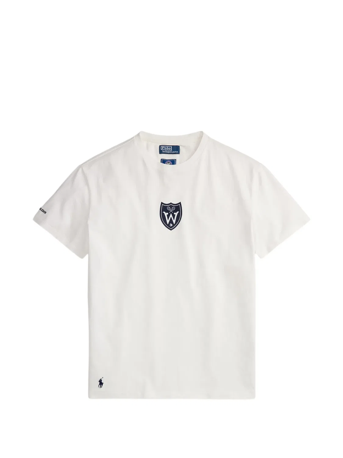 Футболка с вышивкой, белая Polo Ralph Lauren, белый