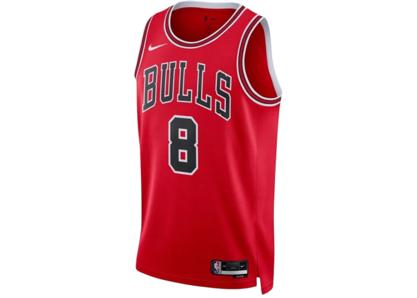 Мужская майка-джерси Nike NBA Chicago Bulls Zach Lavine 8 Icon Edition Swingman Jersey, Chicago Red/Black/White