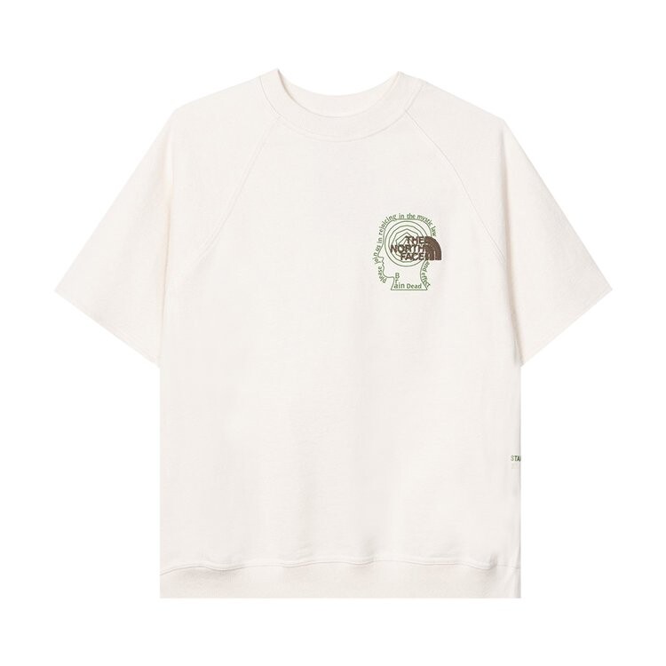 

Свитер Brain Dead x The North Face Short-Sleeve Climber Crewneck Sweater 'Vintage White', белый
