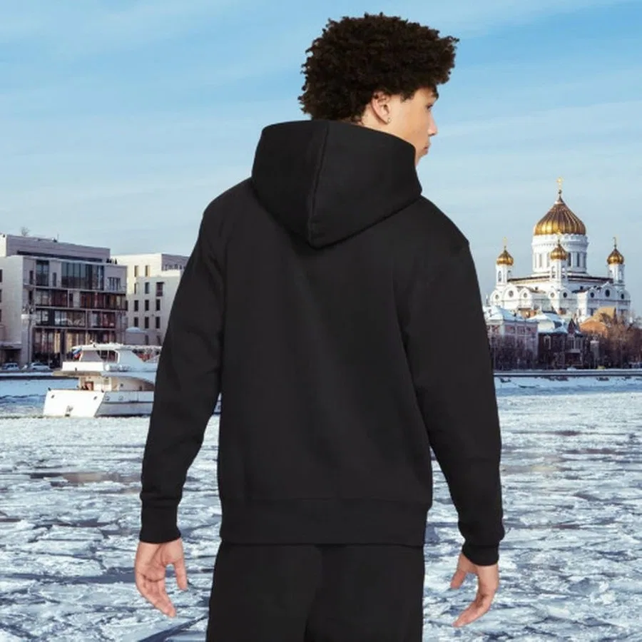 Мужской свитшот-худи с капюшоном Jordan Sport DNA Nike, Черный — фото 4