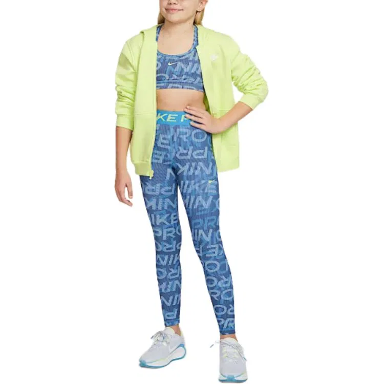 Детские леггинсы с технологией Dri-FIT Nike, Blue — фото 4