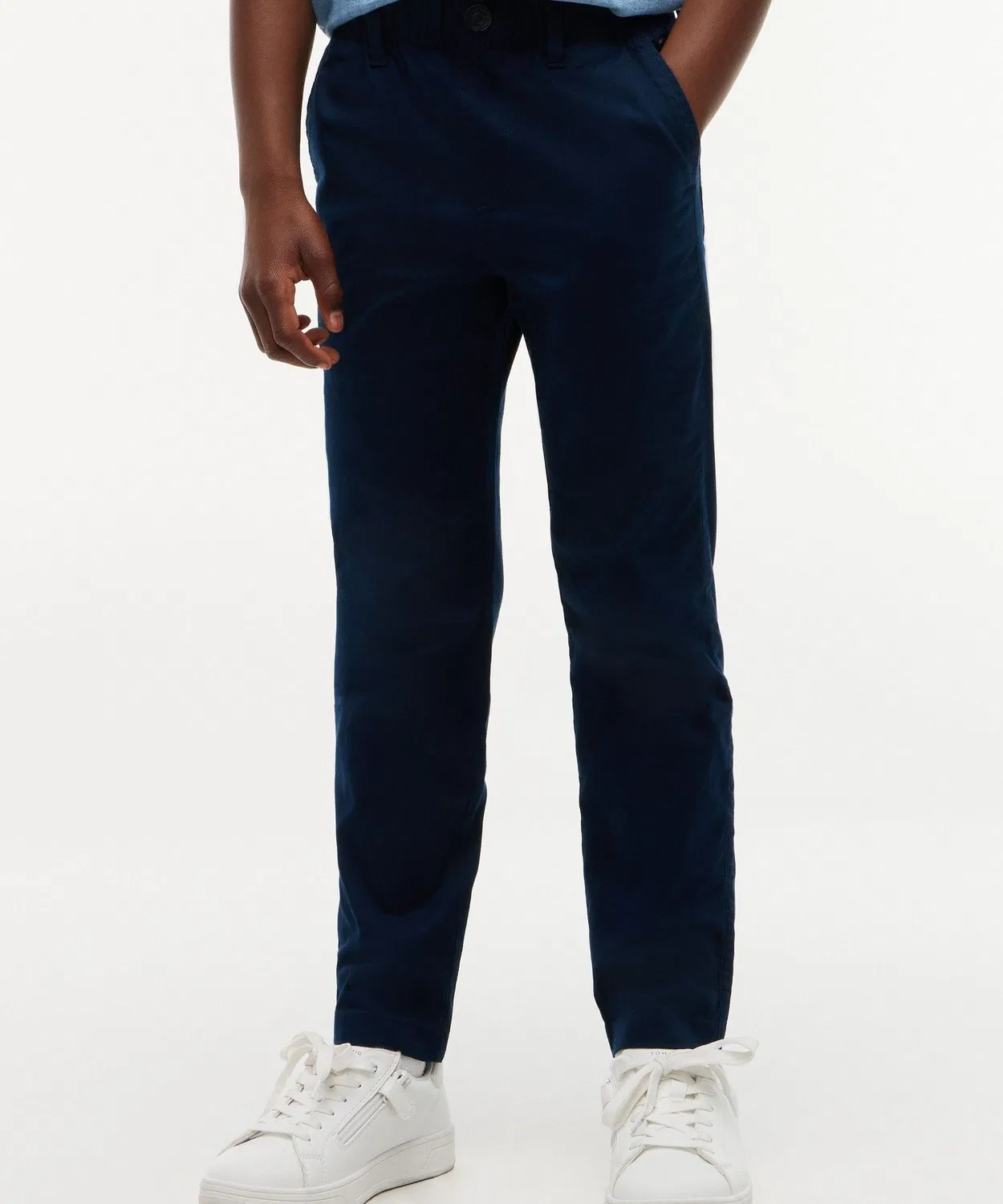Детские чиносы для мальчиков с эластичным поясом TOMMY HILFIGER, Navy