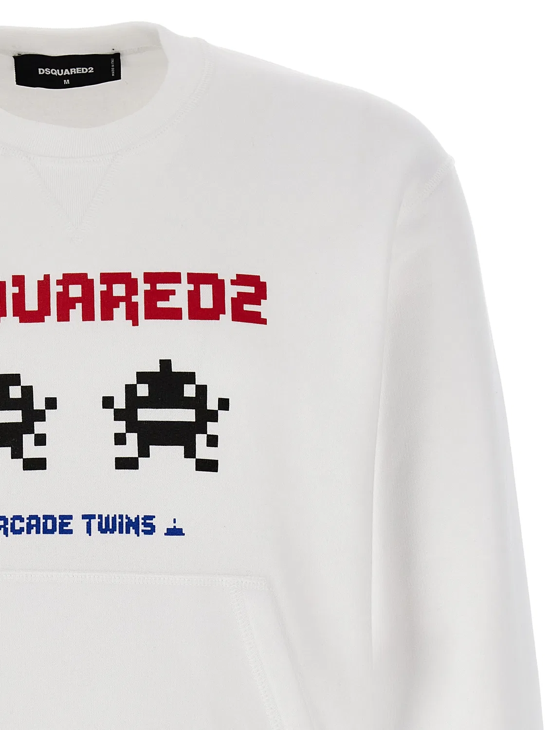 Мужской свитшот с принтом логотипа Cool Fit Dsquared2, White — фото 3