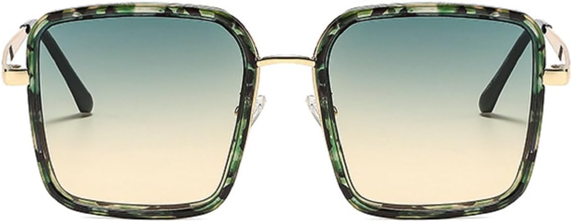 

Ретро-солнцезащитные очки-пилот квадратной формы для женщин и мужчин, модные солнцезащитные очки с градиентным переходом цвета, винтажные солнцезащитные очки с защитой от УФ-излучения mincl, C2