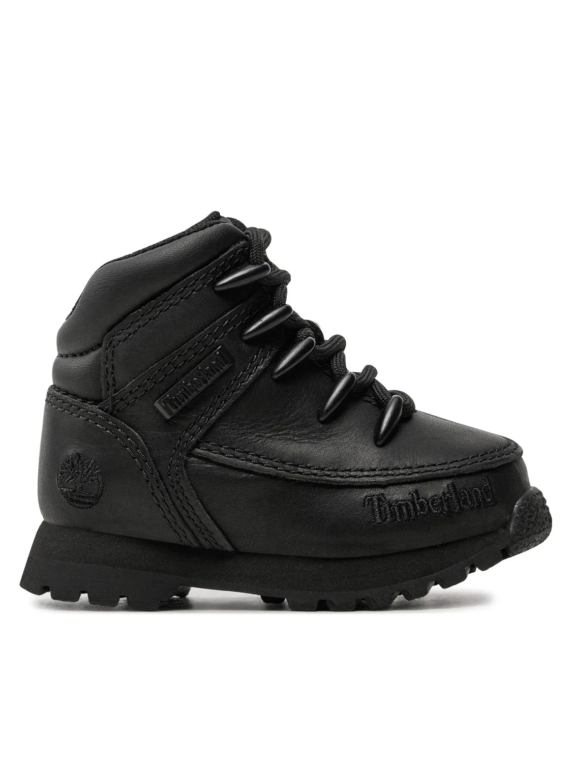 Ботильоны на шнуровке для мальчика Euro Sprint Timberland, черный