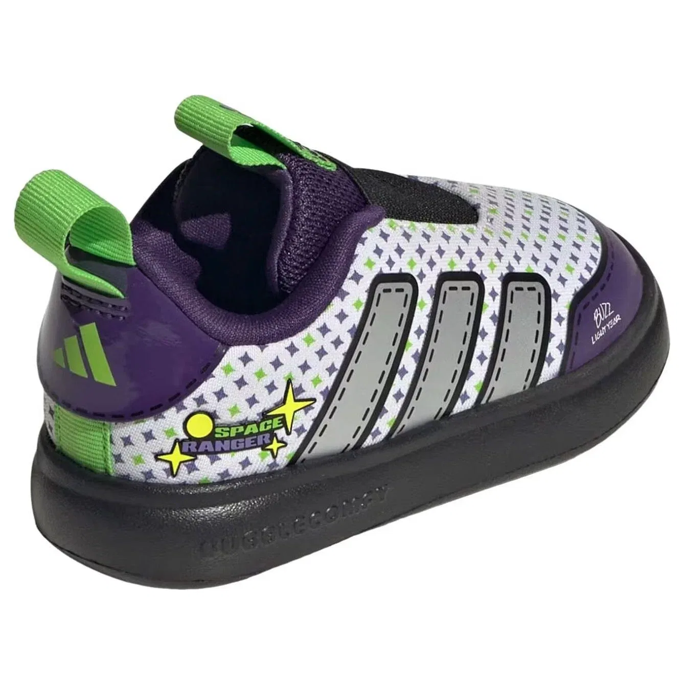 Детские кроссовки с принтом модель Bubblecomic Adidas, белый — фото 3
