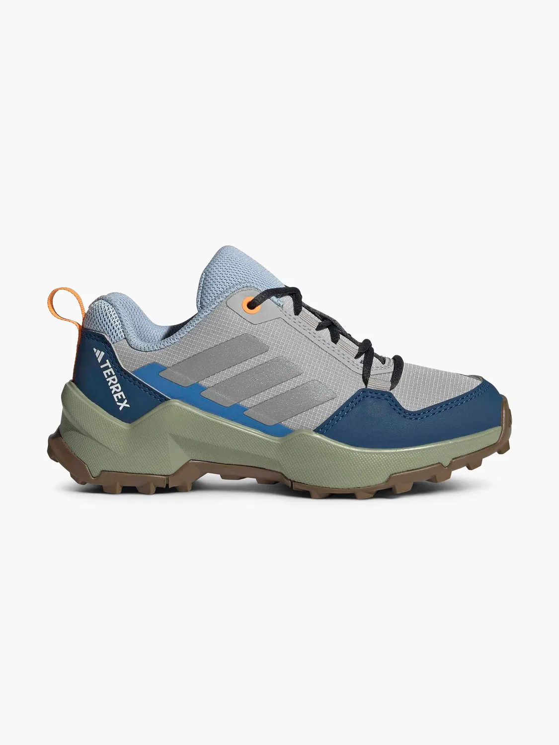 Детские треккинговые кроссовки с шнуровкой Adidas, серый