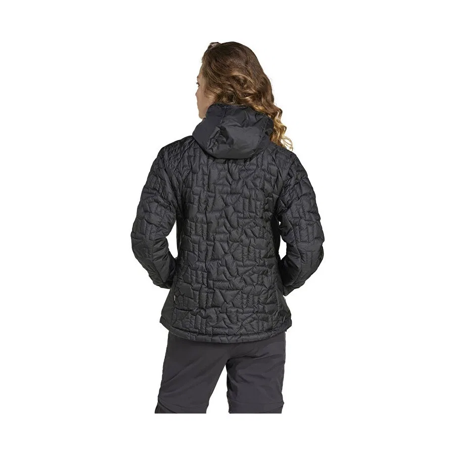 Женская ветрозащитная куртка с капюшоном Xpr Lf Ho Jkt adidas, Черный — фото 3