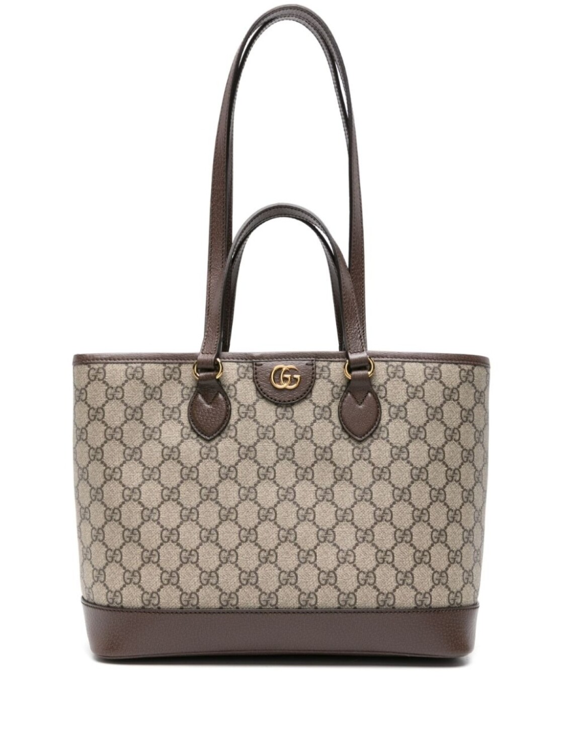 

Маленькая сумка-тоут Gucci Ophidia, нейтральный цвет