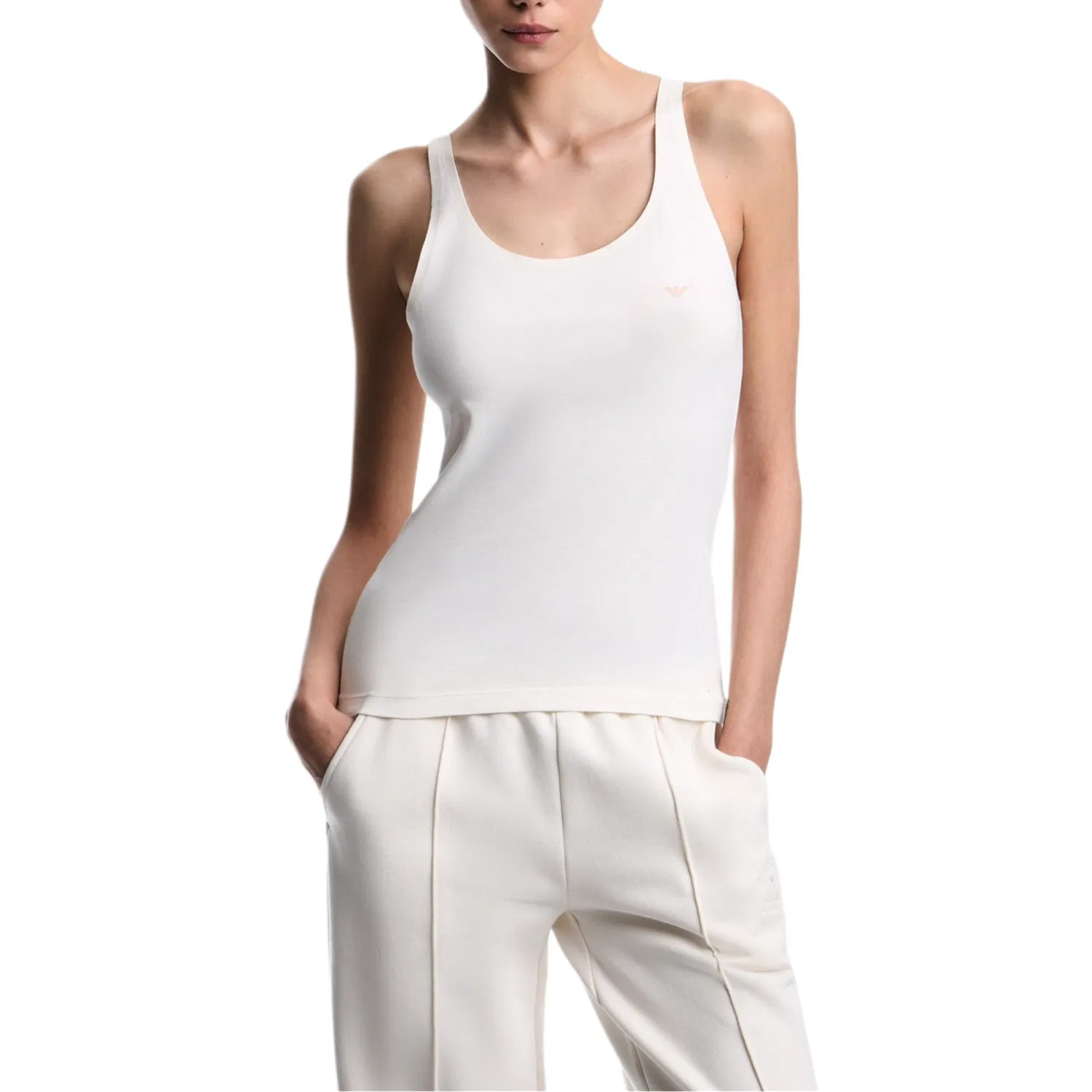 Топ-майка Emporio Armani, White — фото 3