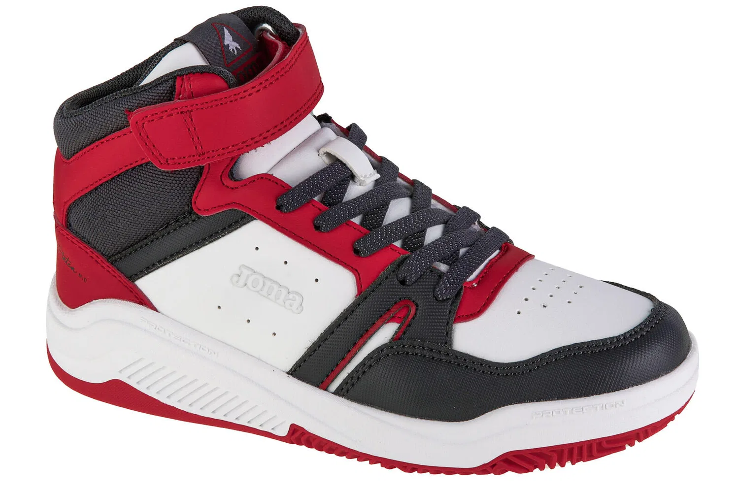 Детские кроссовки для мальчиков Platea Mid Jr 24 JPLAMS Joma, Bunt Rot Schwarz