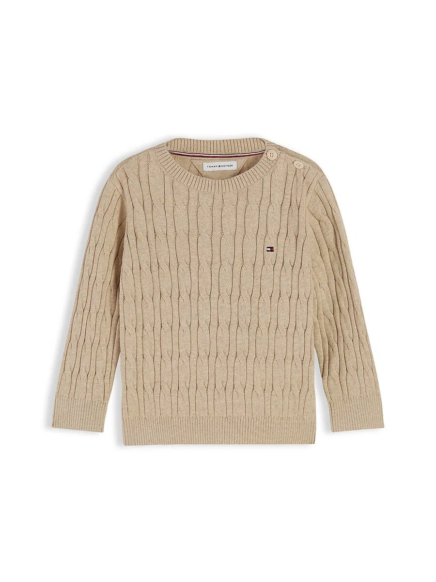Свитер TOMMY HILFIGER бежевого цвета