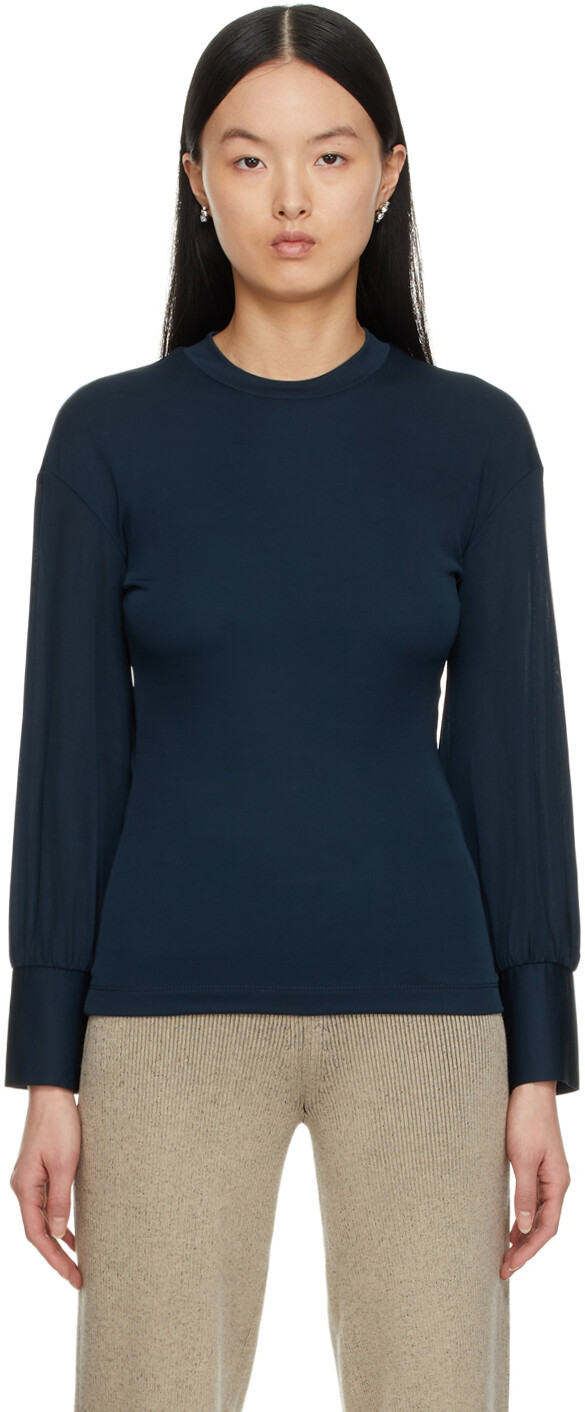 

Темно-синий пуловер Berlain Aeron