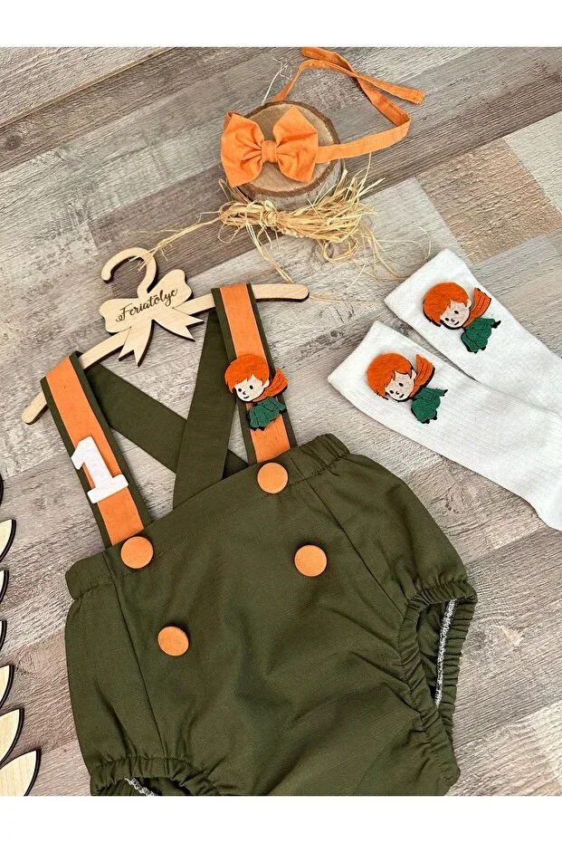 Детский комбинезон для мальчиков с принтом Little Prince Concept Feriatolye, Khaki — фото 4