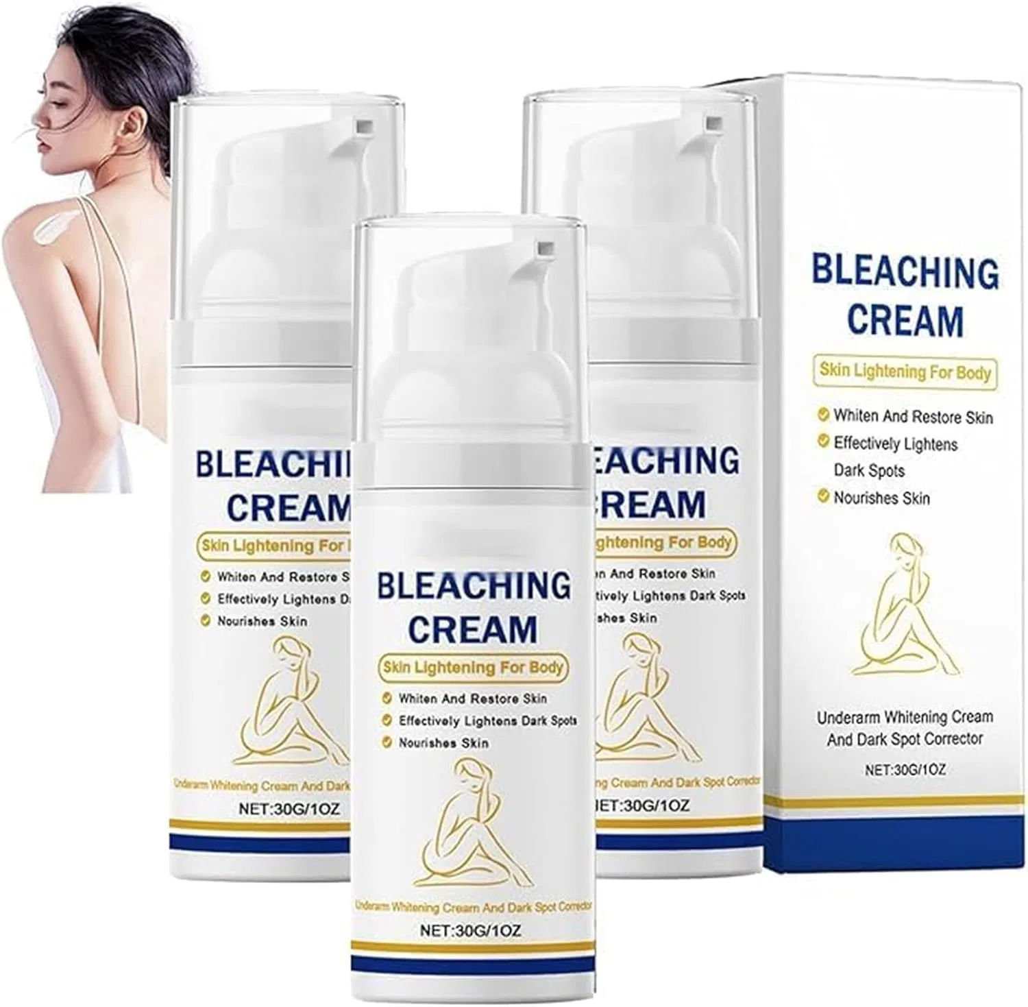 Крем для осветления кожи Yanobia MadWhite Underarm Whitening Cream, 30 г, White