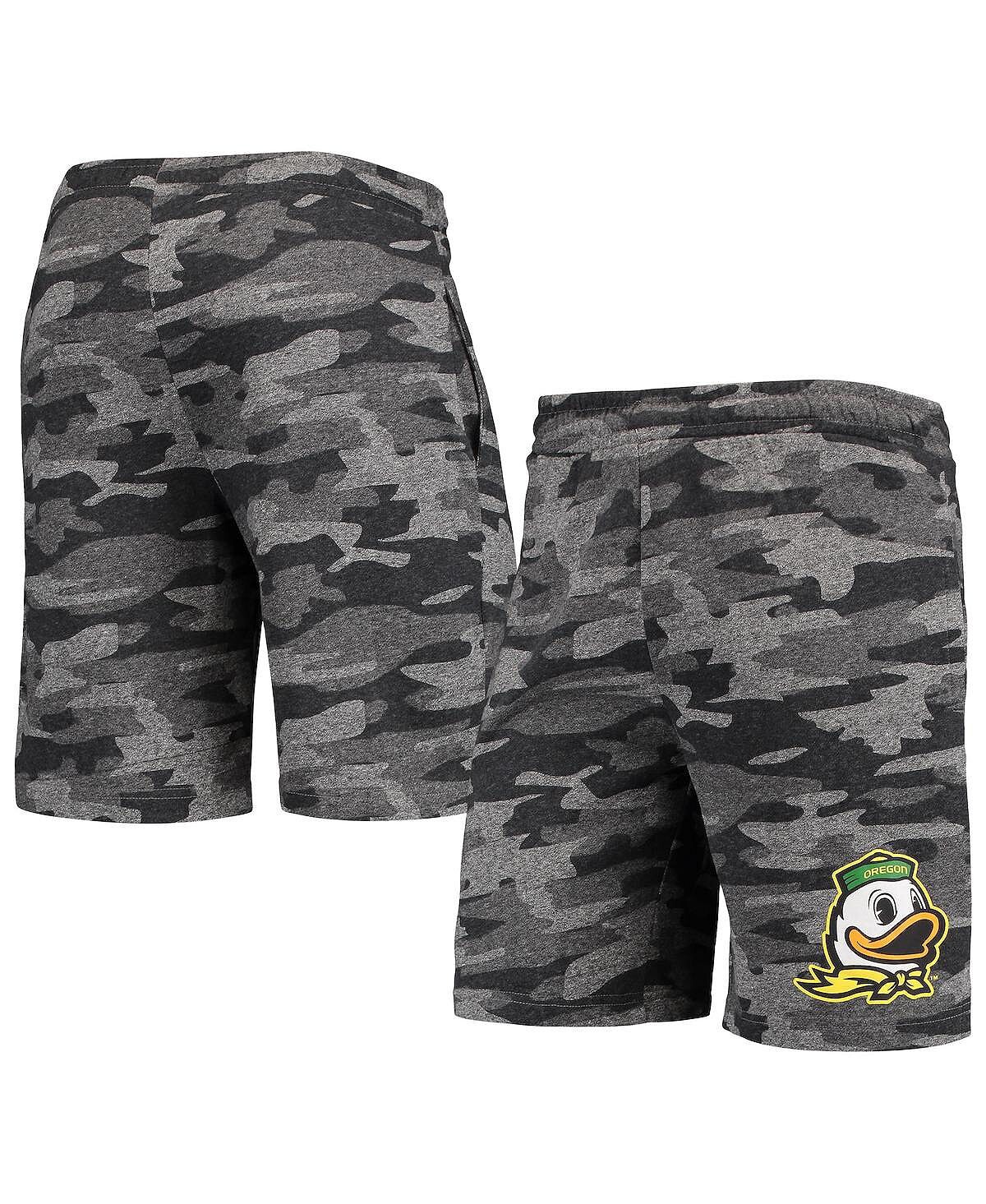 

Мужские угольно-серые шорты oregon ducks camo backup terry jam lounge Concepts Sport, мульти