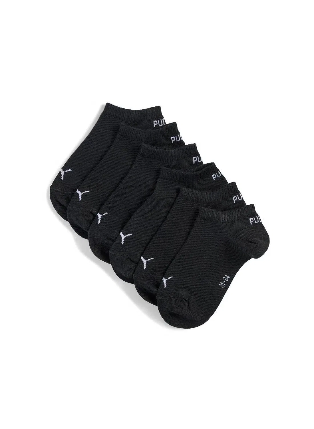 Носки низкие детские комплект из 3 пар Puma, черный