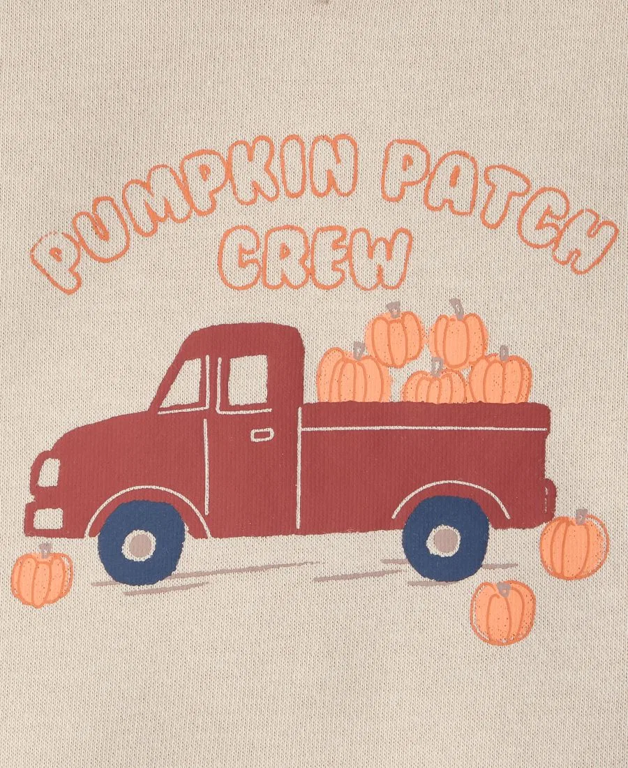 Флисовый свитшот с хлопковым принтом Pumpkin Patch Crew First Impressions, Cachi — фото 3