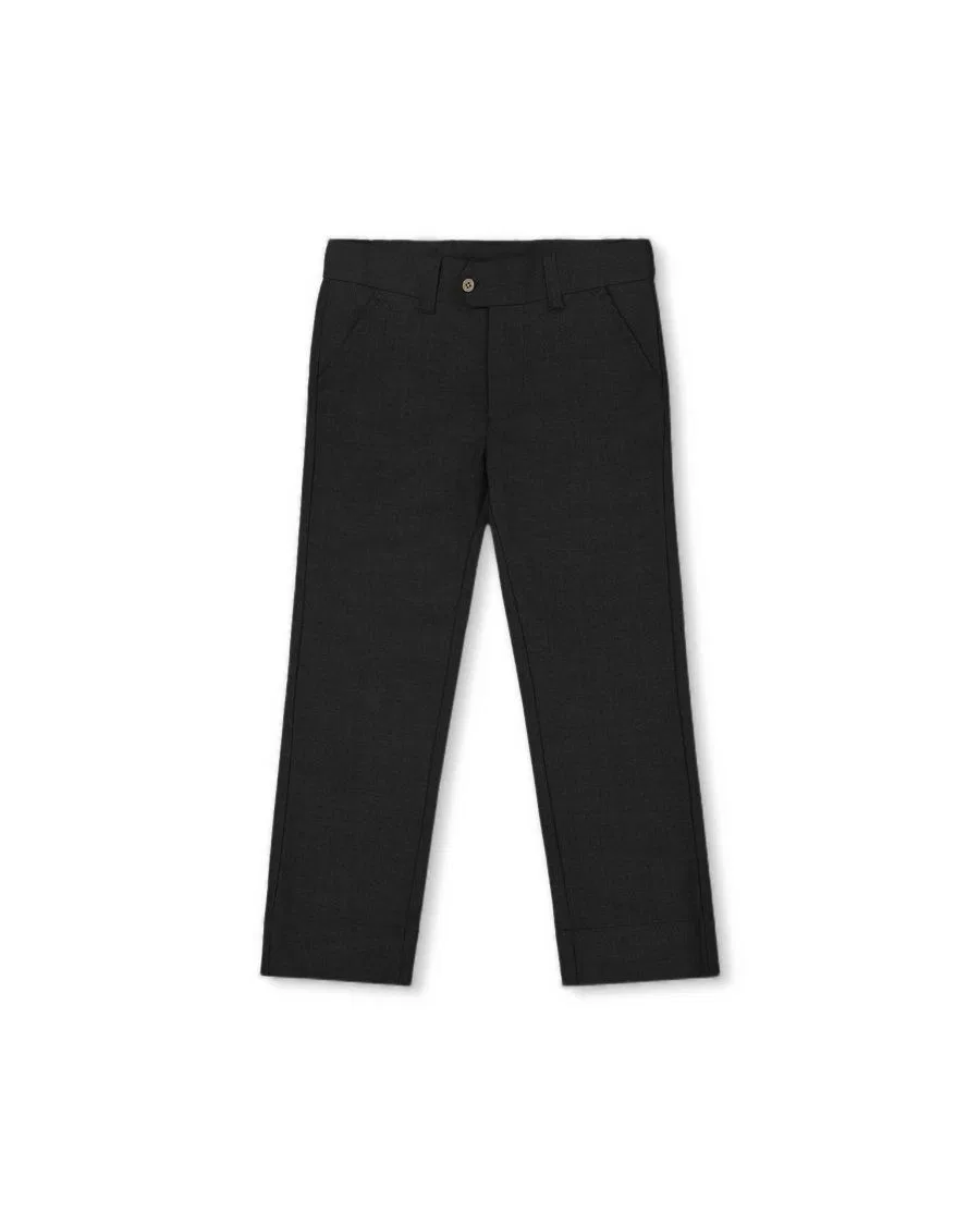 Классические брюки с зауженным кроем Deux par Deux, Black