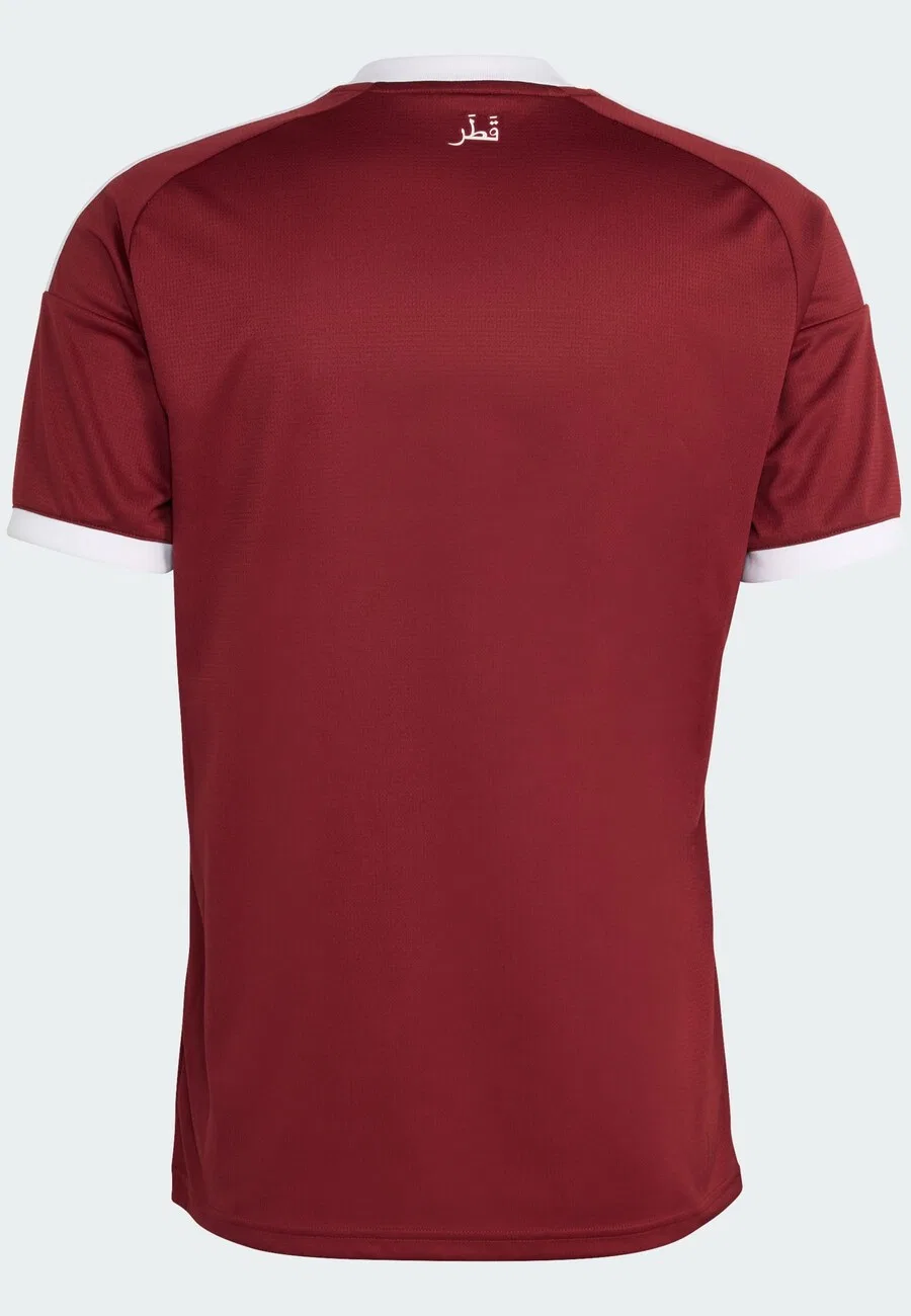 Футболка ADIDAS PERFORMANCE 'Qatar 26 Home' красного цвета — фото 4