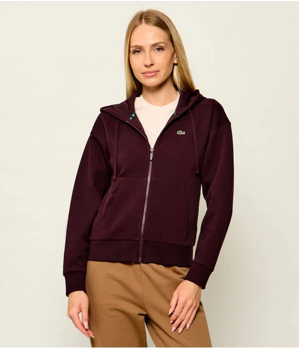 Худи женское Lacoste Regular Fit, Bordeaux