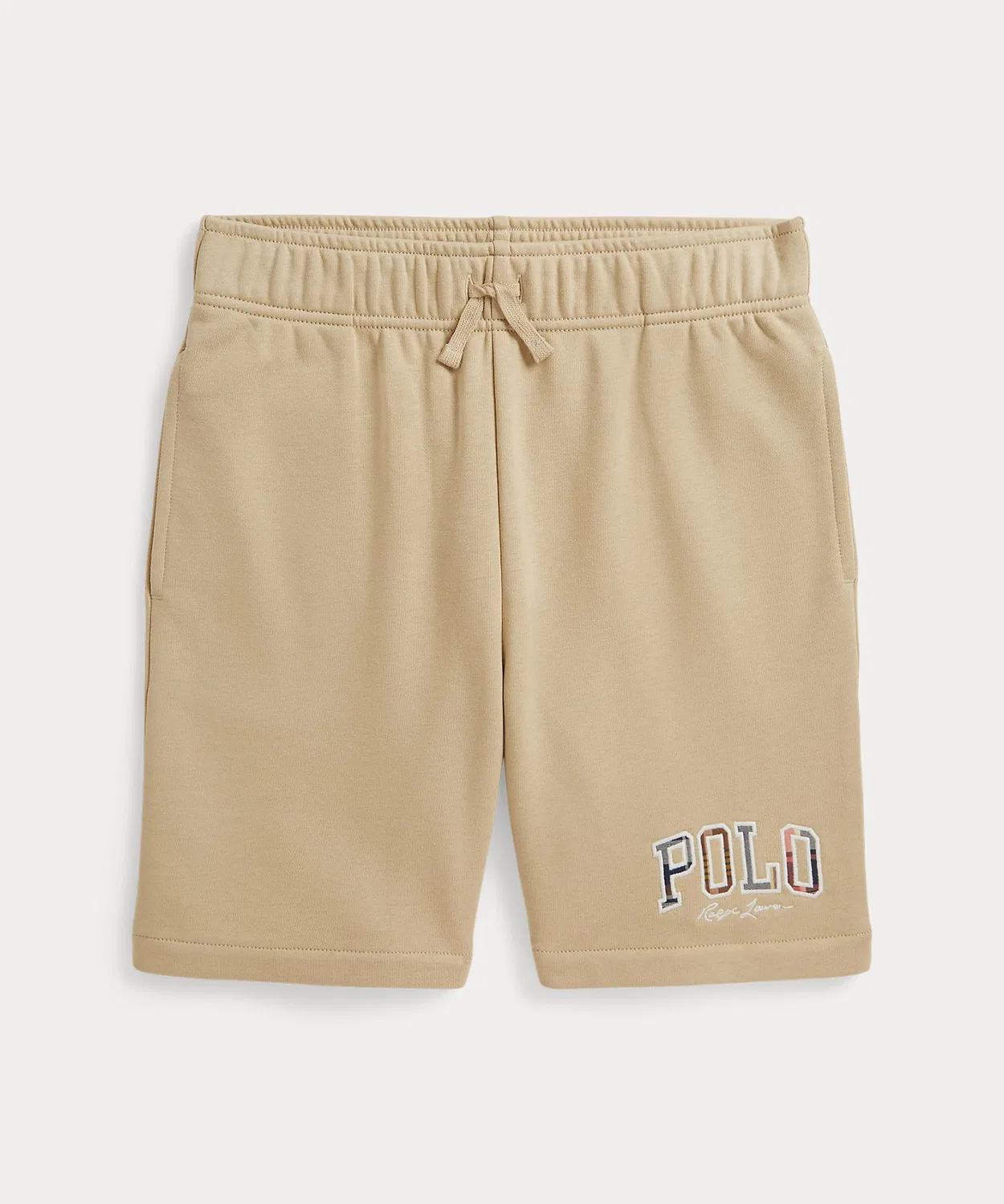 POLO RALPH LAUREN CHILDRENSWEAR Детские шорты из футера с принтом Polo Ralph Lauren, Natural