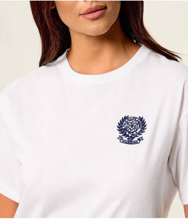 Женская футболка Polo Ralph Lauren, белый — фото 4
