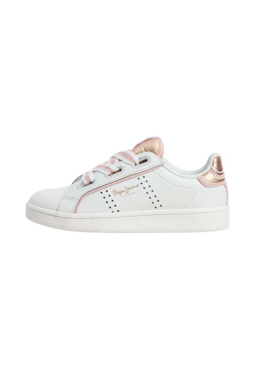 Кроссовки, шнурки для игроков, кроссовки Pepe Jeans, White