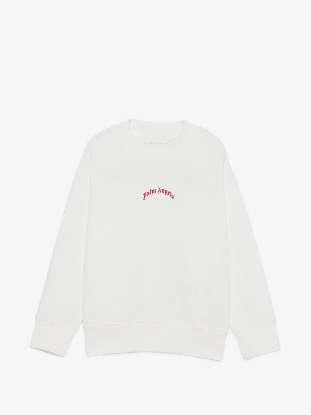 Свитшот с логотипом Palm Angels Kids, белый