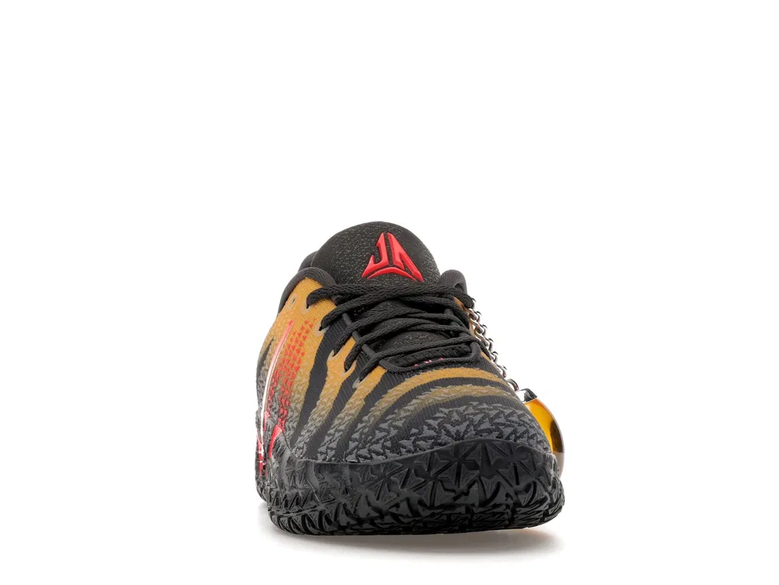 Детские кроссовки для баскетбола с принтом Nike Ja 3 Nike, Anthracite/Bright Crimson/Yellow Ochre — фото 2