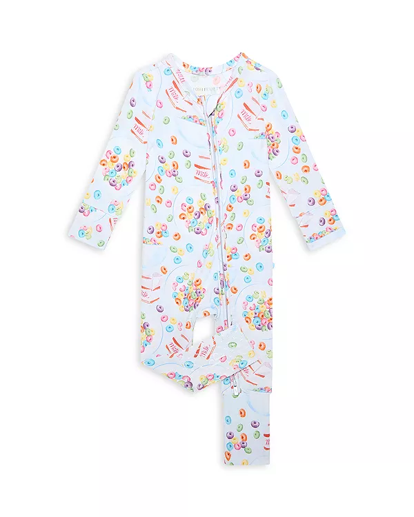 

Комбинезон-Трансформер унисекс для младенцев, напоминающий по форме хлопья для завтрака. Posh Peanut, синий