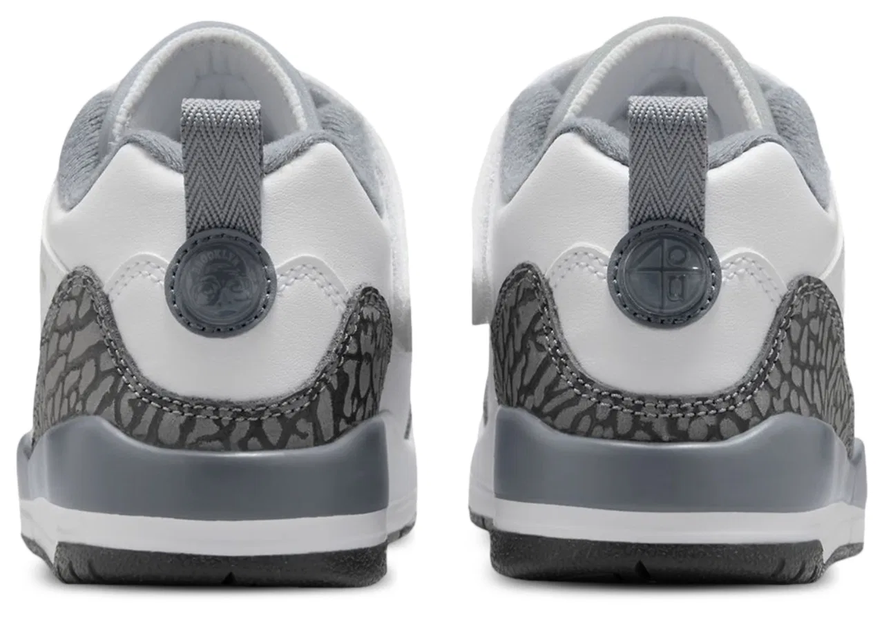 Кроссовки для мальчиков Spizike Low Jordan, цвет Cool Grey/White/Anthracite — фото 3