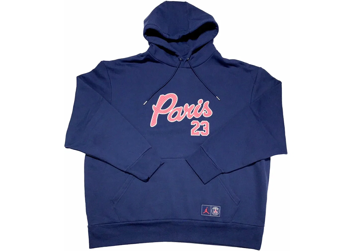 Мужской пуловер с капюшоном Nike Air Jordan Paris Saint-Germain Pullover Hoodie, Midnight Navy