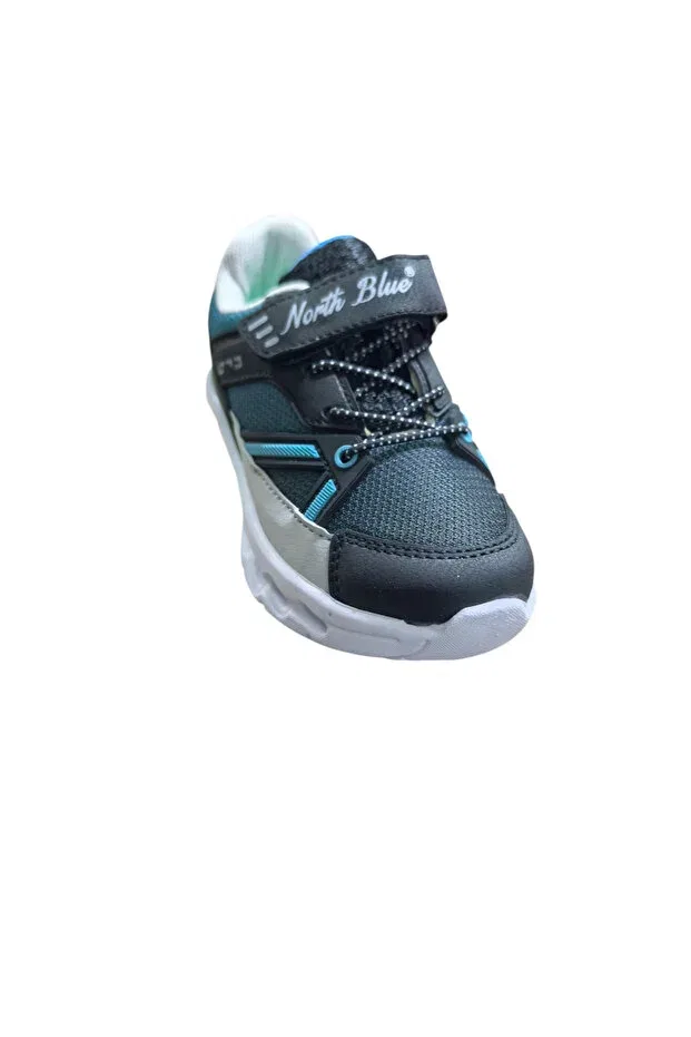 Детские спортивные кроссовки для мальчиков с подсветкой Konay nb1 orthopedic lighted North Blue, Blue — фото 4