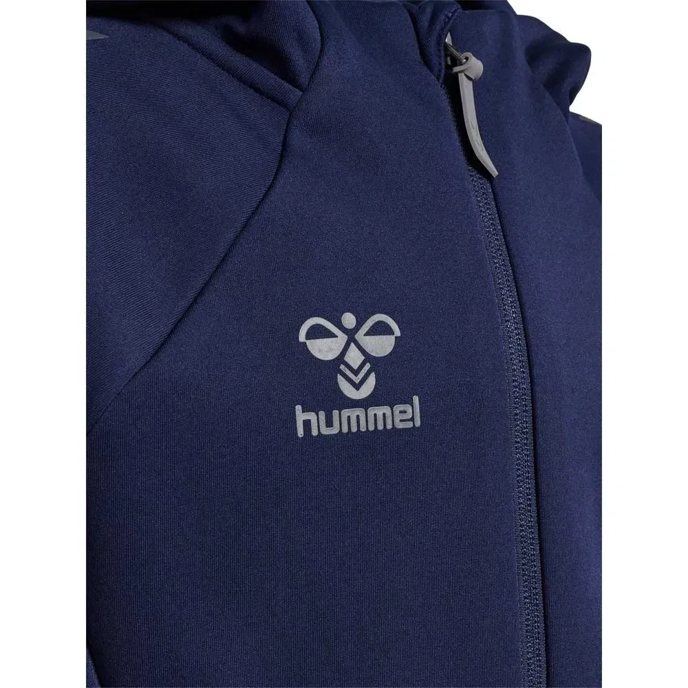 Детская худи с полной молнией hmlCIMA 2.0 ZIP HOODIE KIDS Hummel, Blue — фото 4