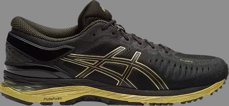 

Кроссовки metarun 'black onyx gold' Asics, черный