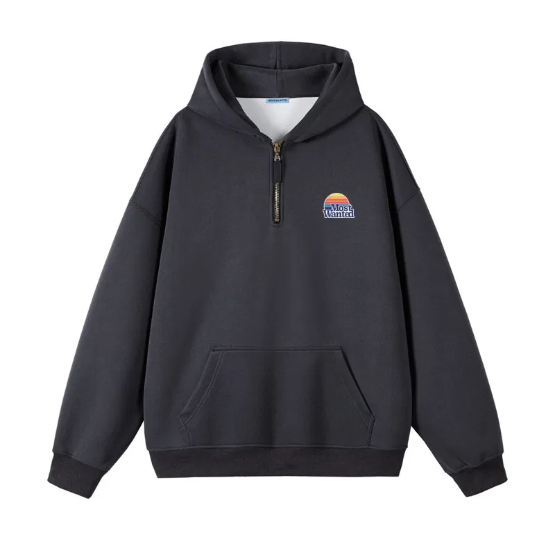 Детский худи с капюшоном Regular, MostwantedLab, Dark Gray