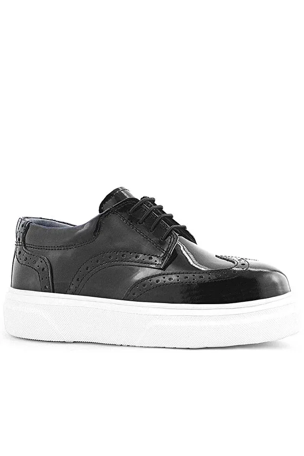 Детские классические туфли для мальчиков из натуральной кожи Classic Shoes Rakerplus, Black — фото 2
