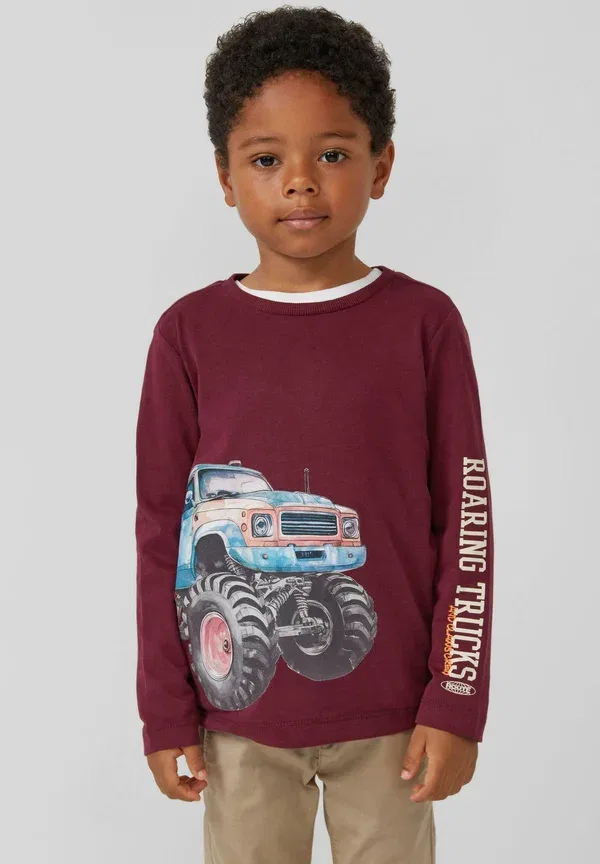 Футболка с длинным рукавом с принтом Long sleeved top S.Oliver, бордовый — фото 2