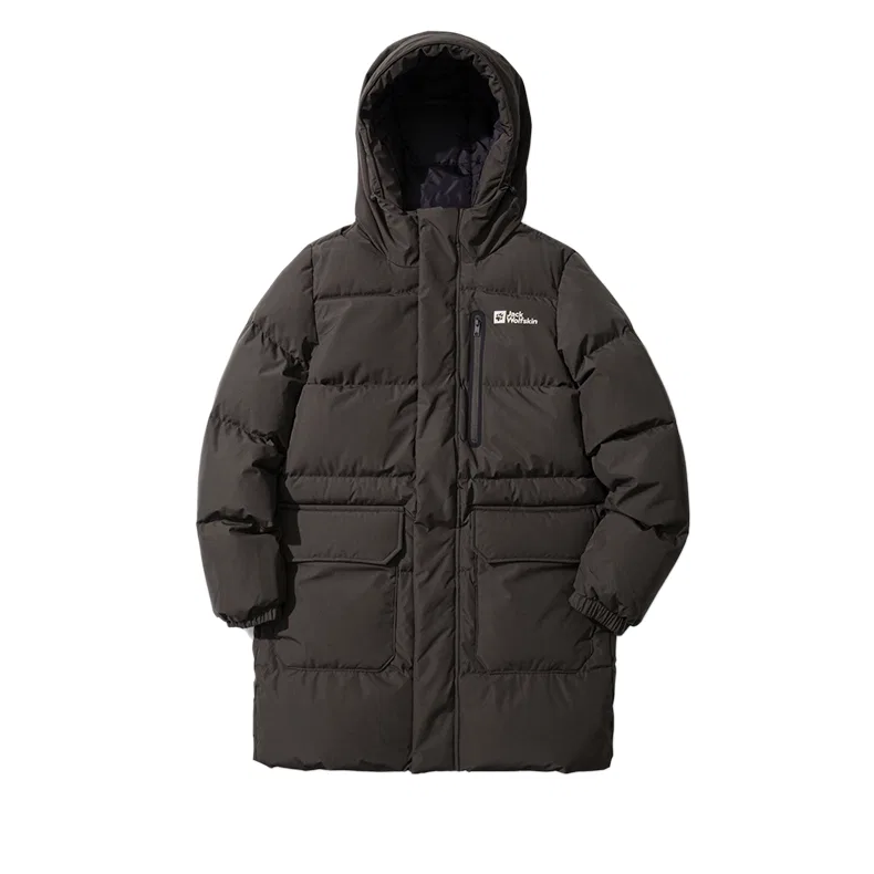 Детский пуховик с наполнителем JACK WOLFSKIN, Mud Brown/D0108