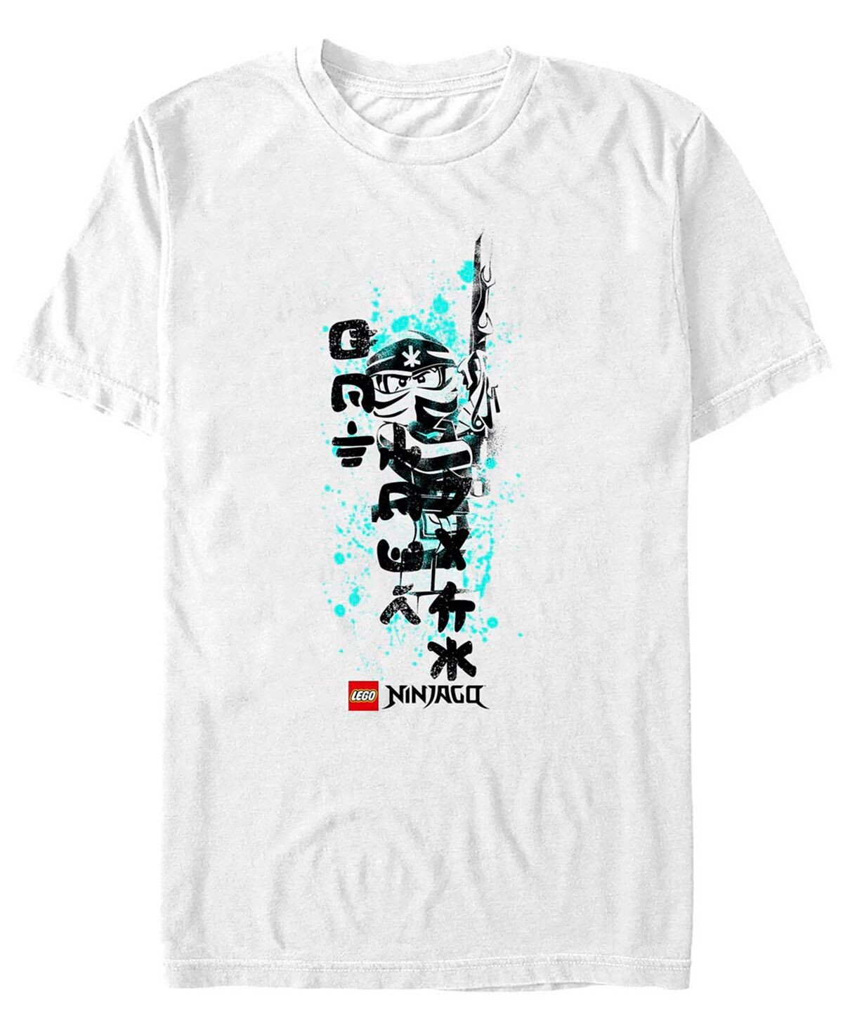 

Мужская футболка с коротким рукавом lego ninjago ninja ink Fifth Sun, белый