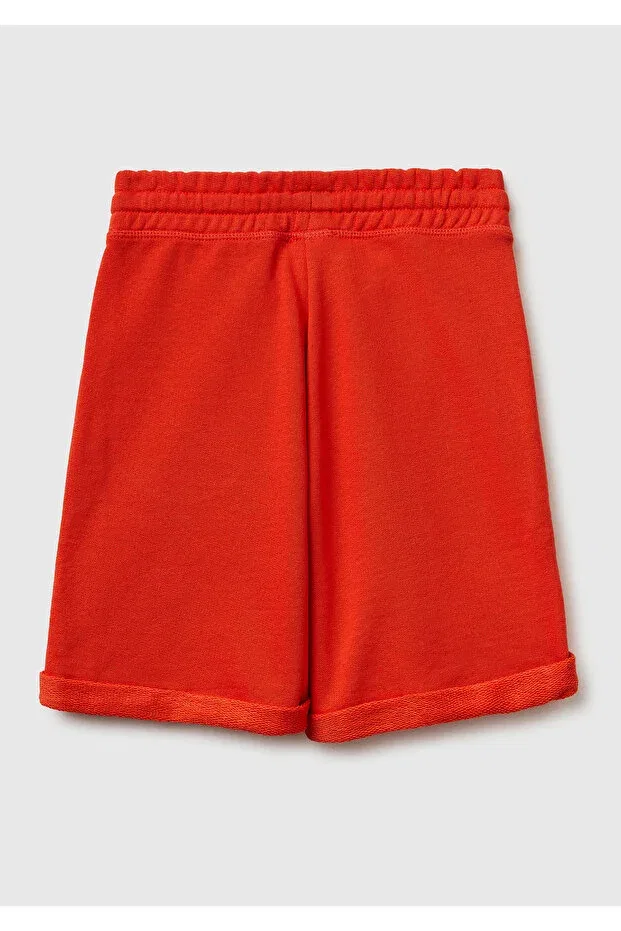 Детские шорты для мальчиков хлопковые United Colors Of Benetton, Red — фото 2