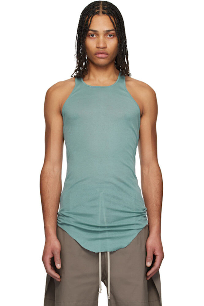

Базовая майка в рубчик Blue Hollywood Rick Owens