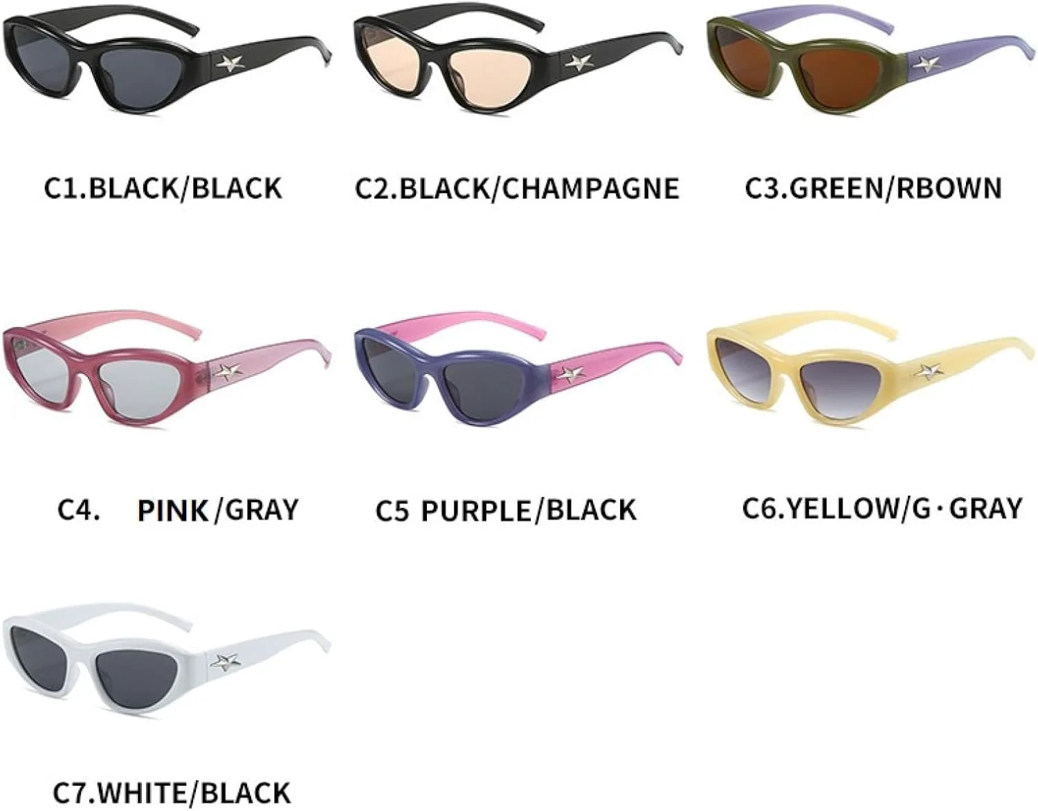 

Солнцезащитные очки с защитой от УФ-излучения UV400 | Оправа «кошачий глаз» | для женщин и мужчин, для занятий спортом на открытом воздухе и вождения DSVIGF, Green