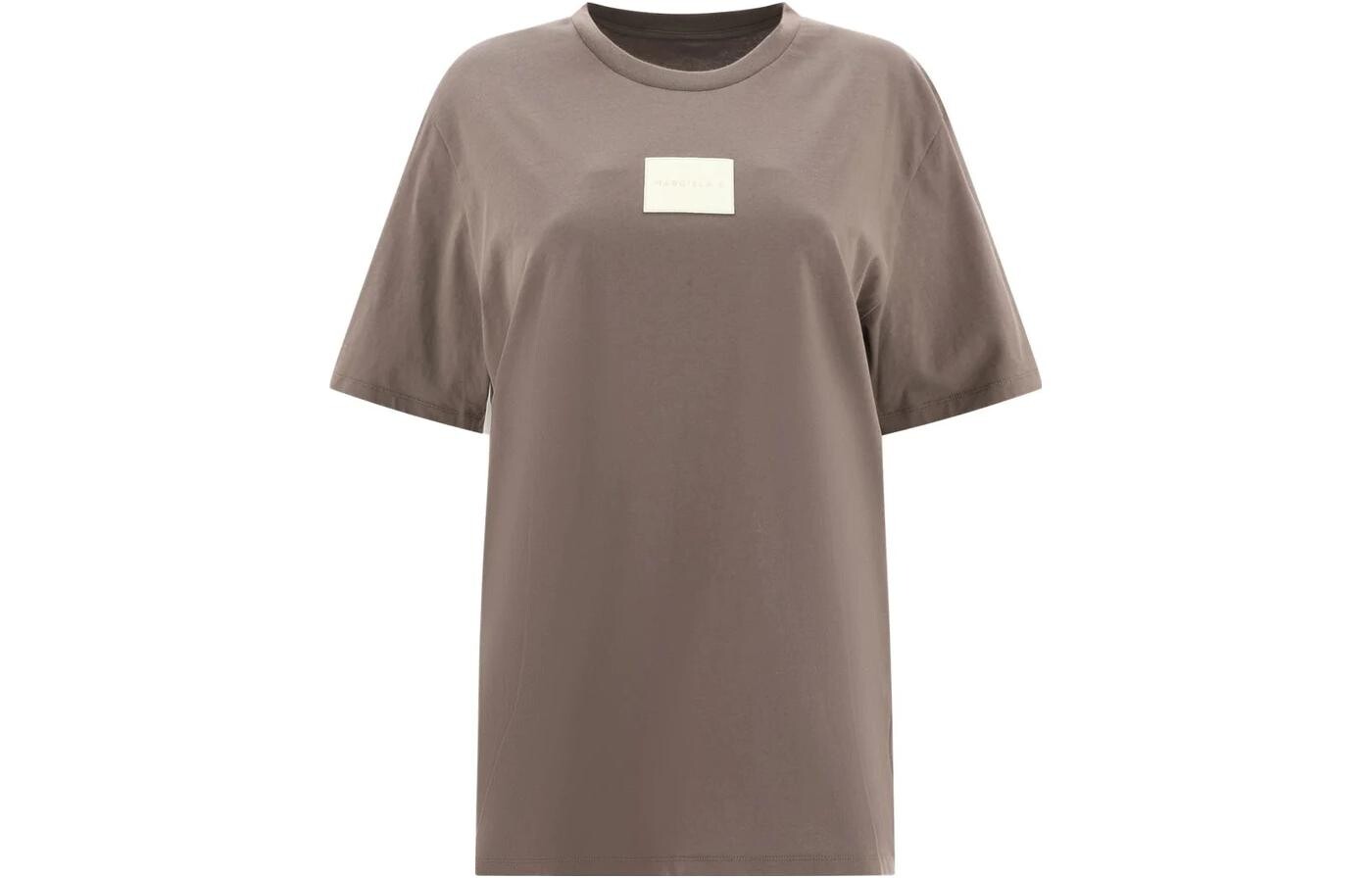 

Футболка женская коричневая Mm6 Maison Margiela